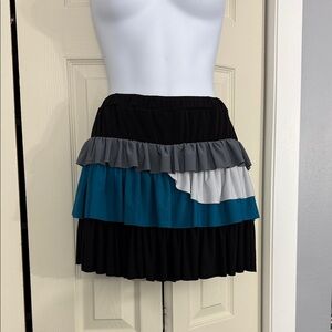 Colorblock Tiered Women's Skirt